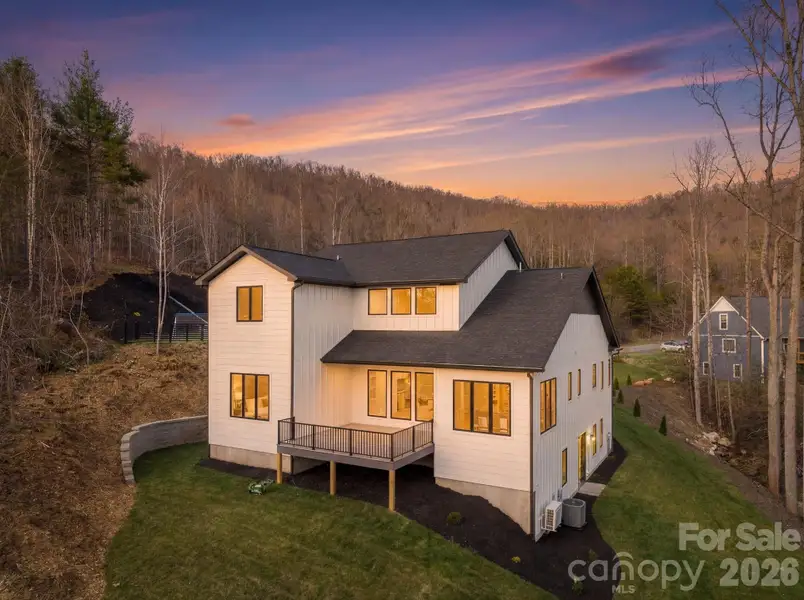 Exterior details and patio area of a home in , Weaverville (Image 3).