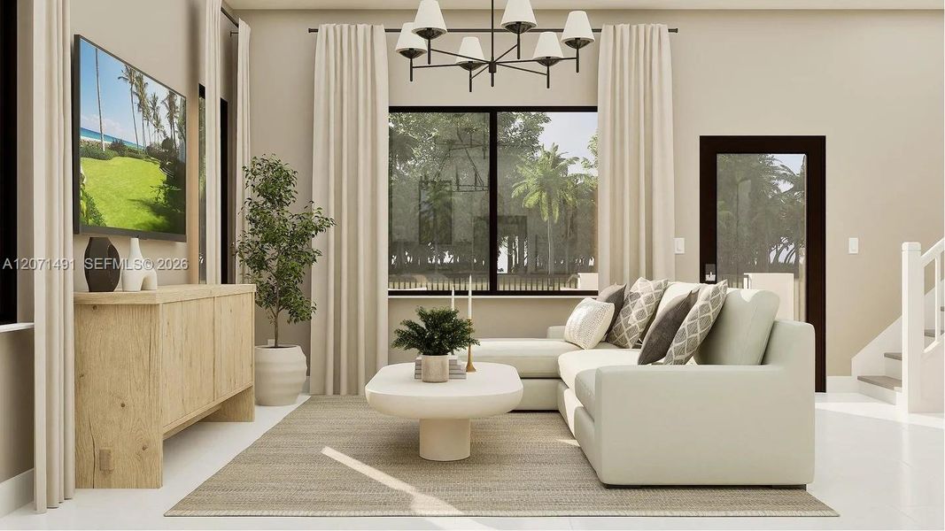 Furnished interior view inside a new home in Altessa at Wilton Manors, Wilton Manors (Image 15).