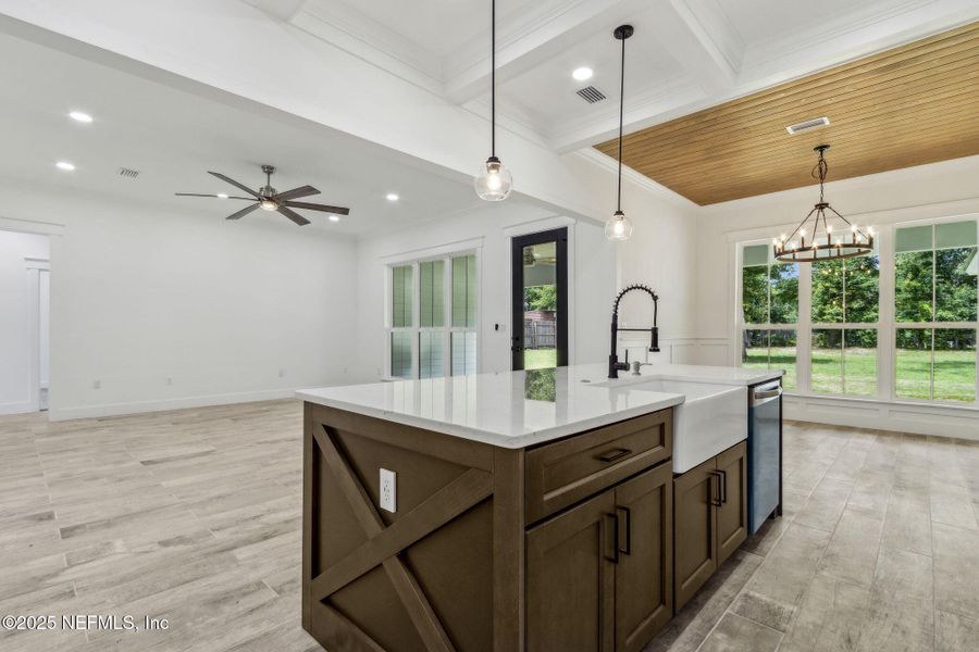 Furnished interior view inside a new home in , Fernandina Beach (Image 9).