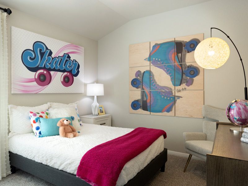 Furnished interior view inside a new home in Big Sky Ranch - Reserve Collection, Dripping Springs (Image 10).