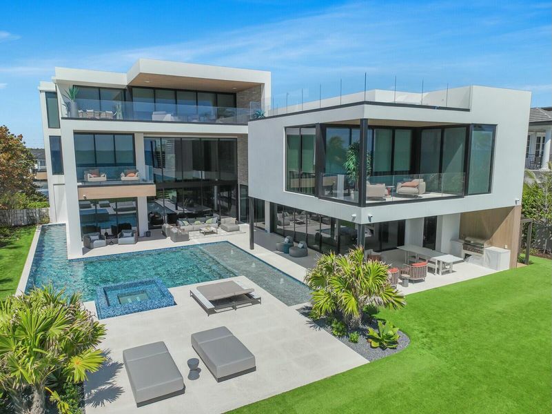 Front exterior of a new home in , Hillsboro Beach, FL, highlighting curb appeal (Image 2).