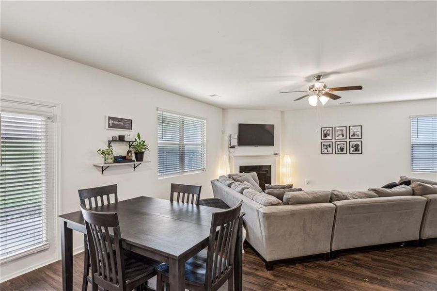 Furnished interior view inside a new home in The Enclave at Flat Rock Hills, Stonecrest (Image 8).