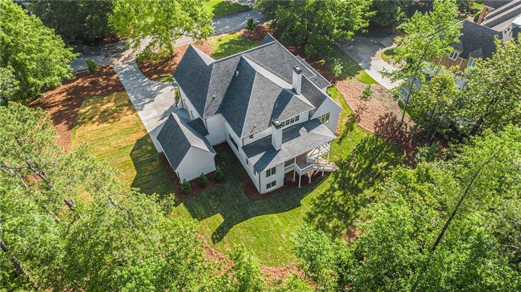 Front exterior of a new home in , Atlanta, GA, highlighting curb appeal (Image 33). Front exterior of a new home in , Atlanta, GA, highlighting curb appeal (Image 33).