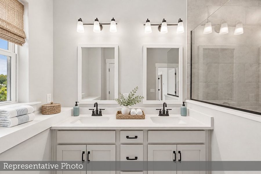 Furnished interior view inside a new home in Crosscreek Walk – Overlook, Charleston (Image 5).