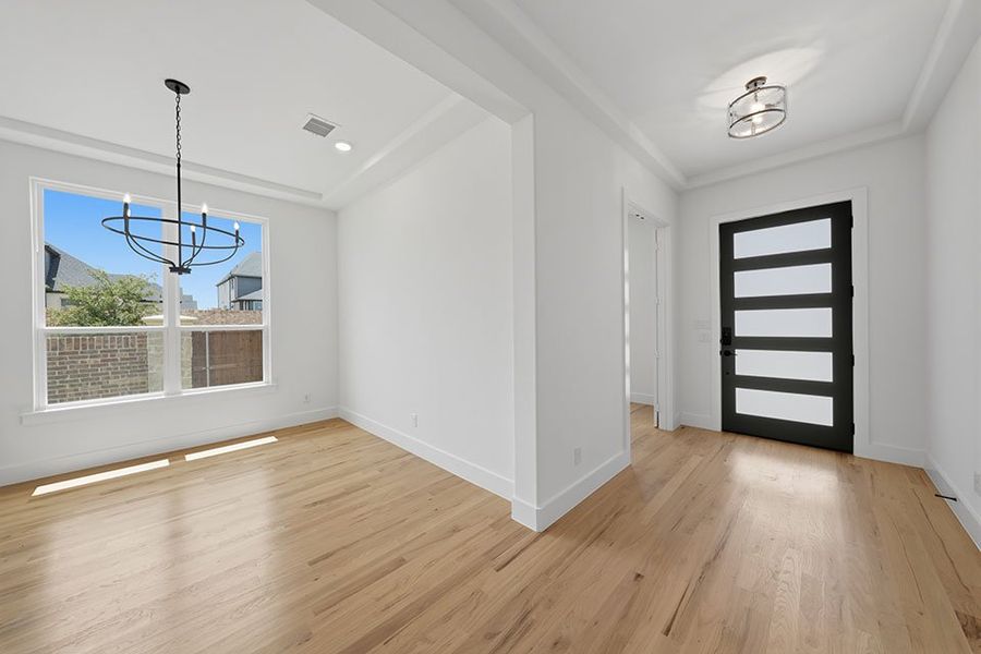 Spacious, unfurnished interior of a new home in Estates at Rockhill, Frisco (Image 23).