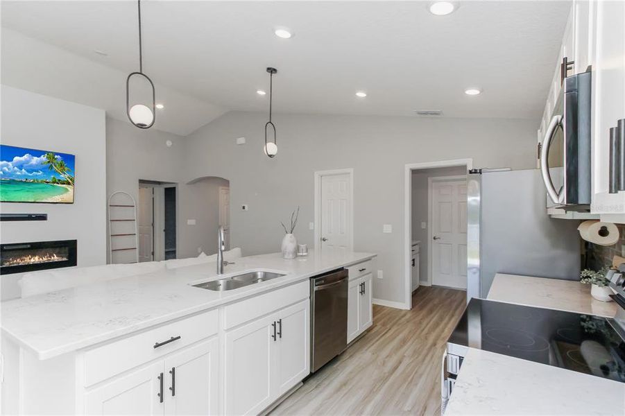 Furnished interior view inside a new home in , Zephyrhills (Image 8).