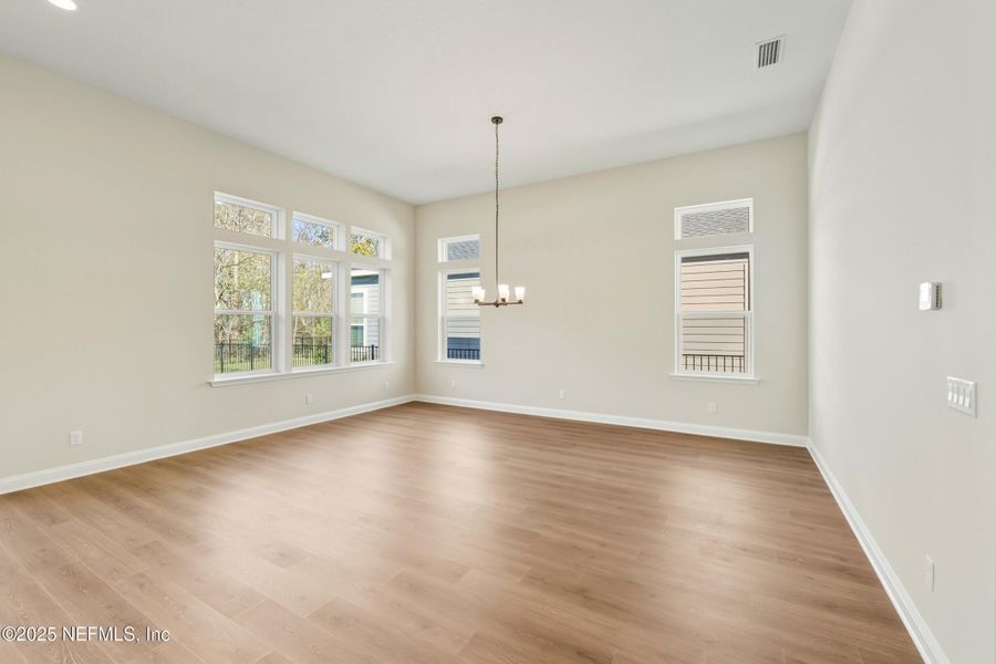 Spacious, unfurnished interior of a new home in Silver Landing at SilverLeaf, St. Augustine (Image 74).