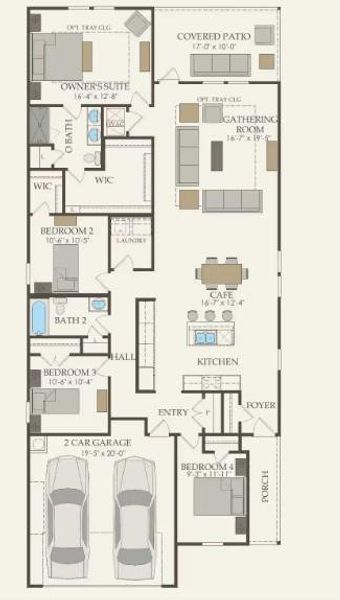 Centex Homes, Chatfield floor plan Centex Homes, Chatfield floor plan