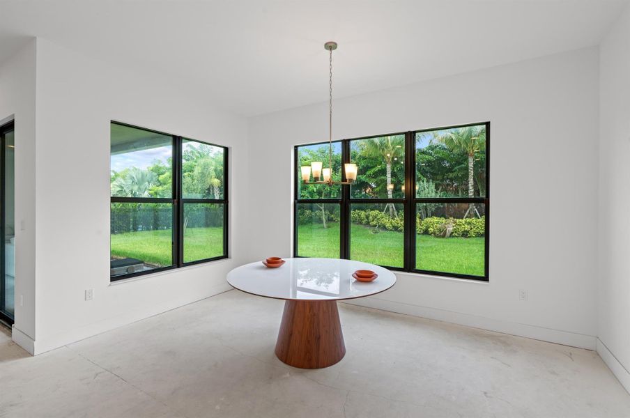 Furnished interior view inside a new home in , Boca Raton (Image 23). Furnished interior view inside a new home in , Boca Raton (Image 23).