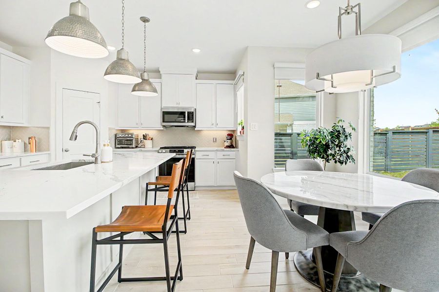 Furnished interior view inside a new home in , Cypress (Image 28).