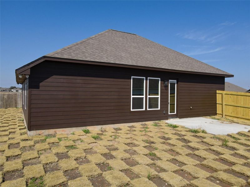 Exterior details and patio area of a home in , Snook (Image 3).