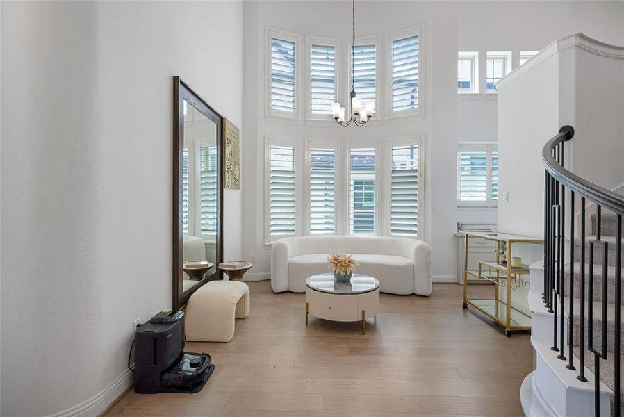 Furnished interior view inside a new home in , Irving (Image 25).