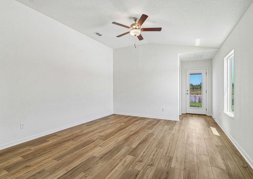 Representative unfurnished interior of a home built from the Cecil by LGI Homes in Trails West, Jacksonville (Image 8).