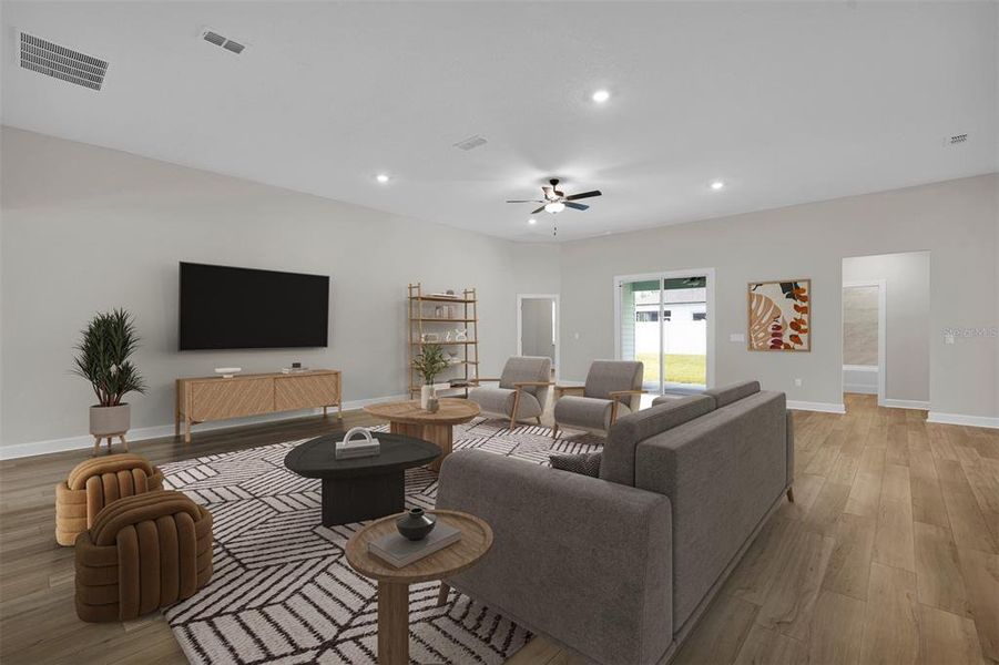 Furnished interior view inside a new home in , Ocala (Image 7).