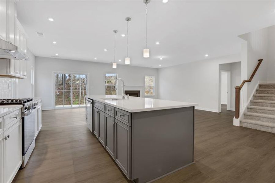 Furnished interior view inside a new home in Crystal Falls, Dawsonville (Image 8).