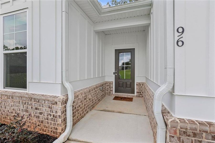 Exterior details and patio area of a home in , Moreland (Image 28). Exterior details and patio area of a home in , Moreland (Image 28).