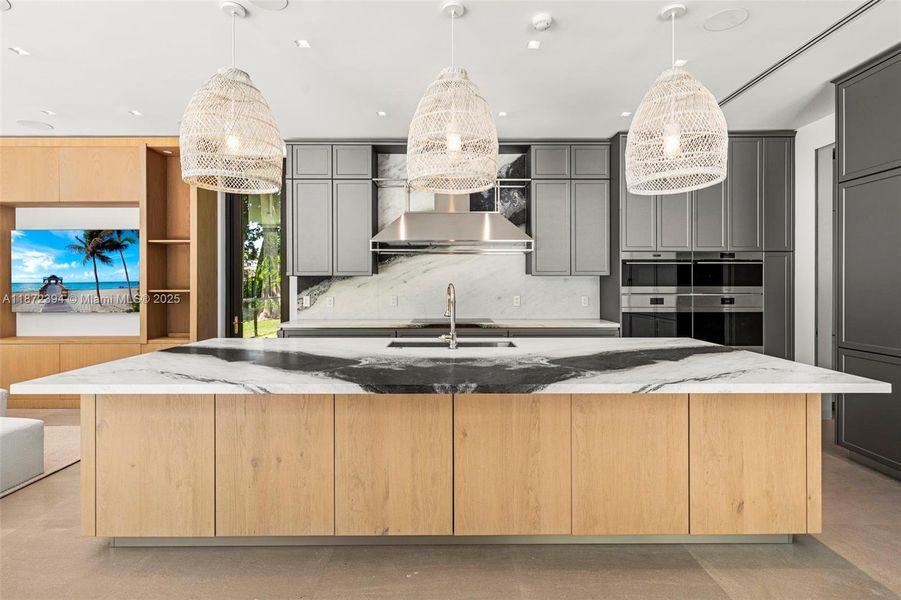 Furnished interior view inside a new home in , Coral Gables (Image 11).