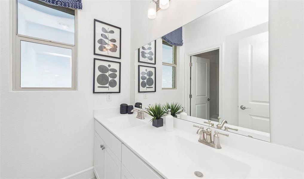 Furnished interior view inside a new home in Creekshaw, Royse City (Image 28).