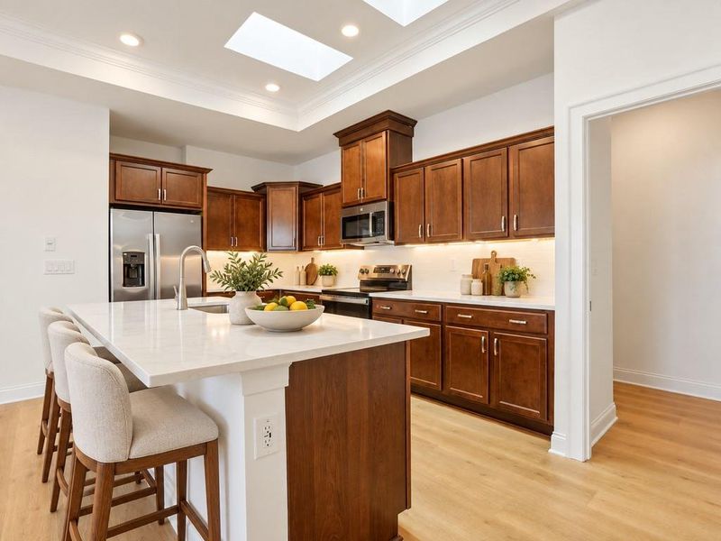 Furnished interior view inside a new home in , Holly Springs (Image 36).