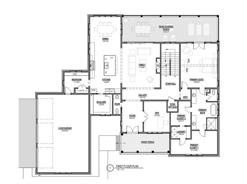 2D floor plan layout of this home in , Milton, GA (Image 4).