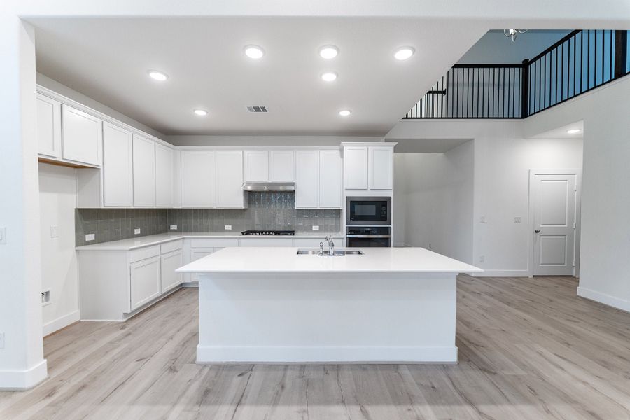 Furnished interior view inside a new home in Santa Rita Ranch, Liberty Hill (Image 3).