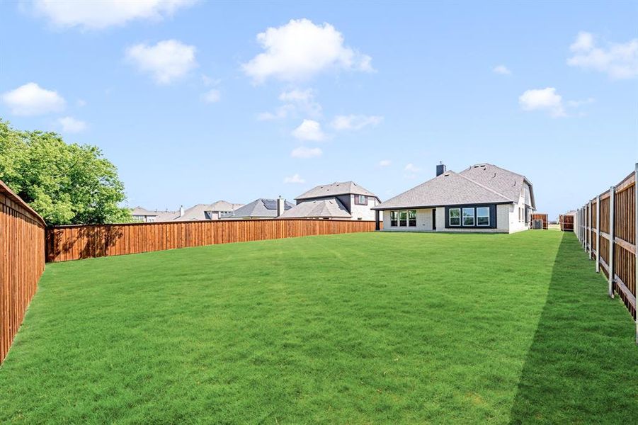 Exterior details and patio area of a home in Wildcat Ridge Phase 3, Godley (Image 3). Exterior details and patio area of a home in Wildcat Ridge Phase 3, Godley (Image 3).