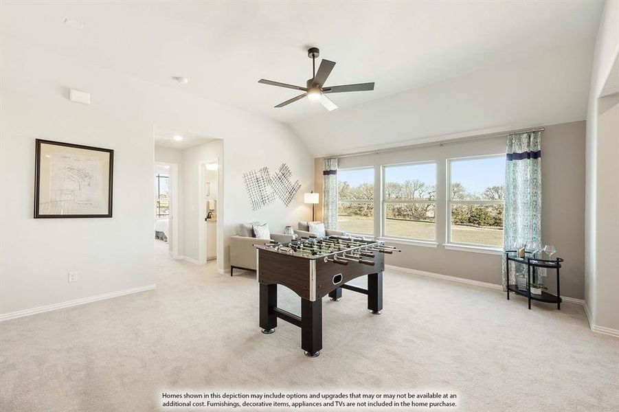 Furnished interior view inside a new home in Willow Wood, McKinney (Image 17).