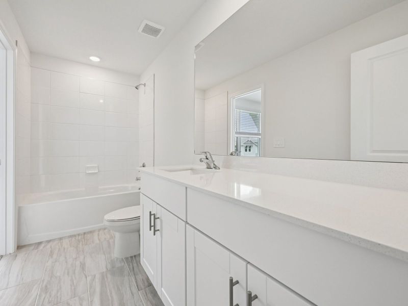 Furnished interior view inside a new home in Tidewater, Fort Pierce (Image 8).
