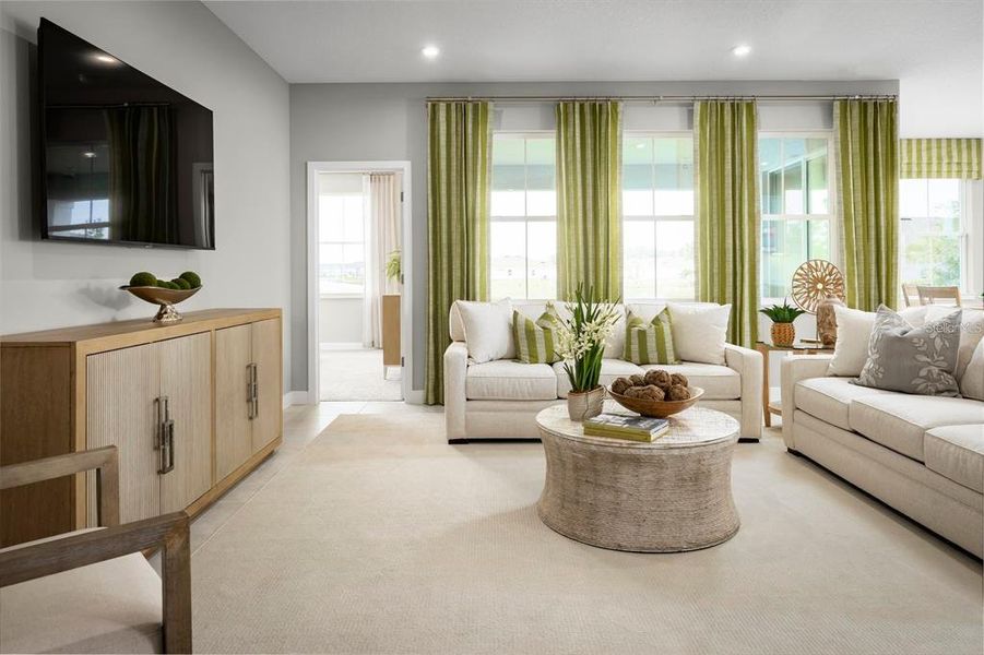 Furnished interior view inside a new home in Brighton, Venice (Image 5).