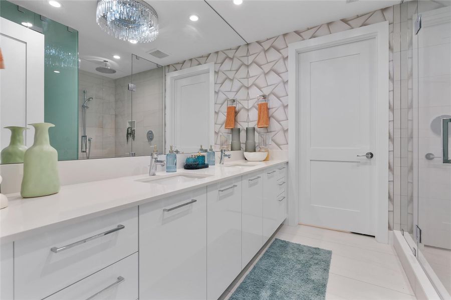 Furnished interior view inside a new home in , Fort Lauderdale (Image 8). Furnished interior view inside a new home in , Fort Lauderdale (Image 8).