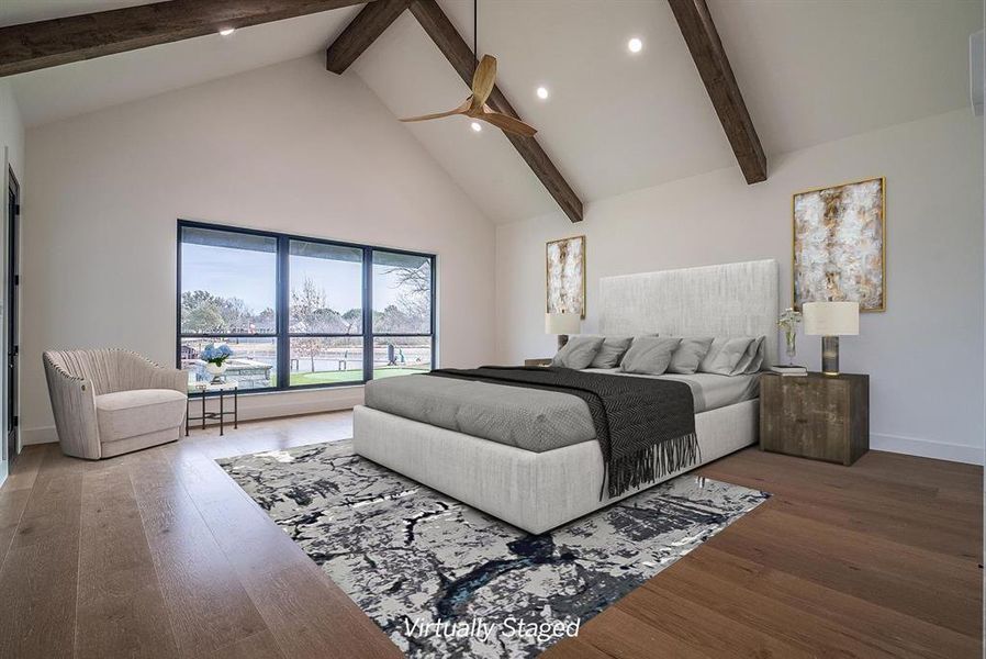 Furnished interior view inside a new home in , Graford (Image 13).