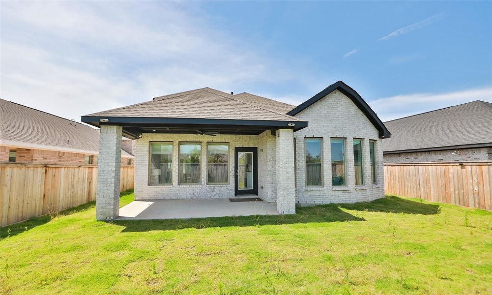 Exterior details and patio area of a home in , Cypress (Image 23).