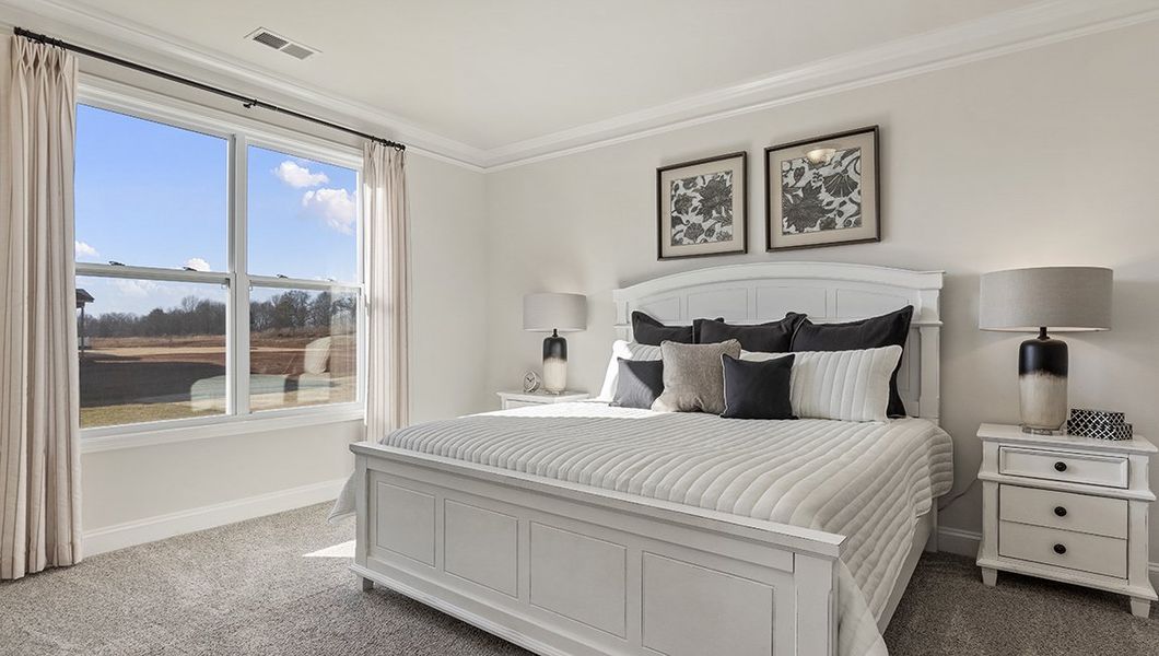 Representative furnished interior of a home built from the ROBINSON by D.R. Horton in Cottonwood Ridge, Piedmont (Image 25).