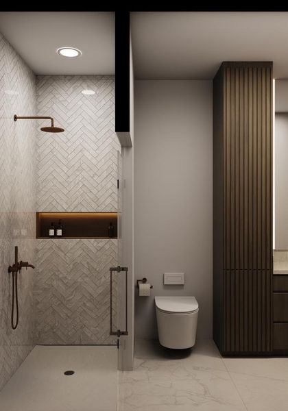 Furnished interior view inside a new home in , Spring (Image 23).