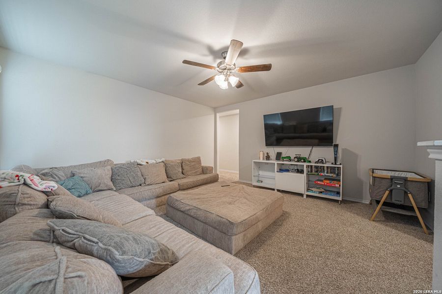 Furnished interior view inside a new home in Preserve at Medina, Von Ormy (Image 12).