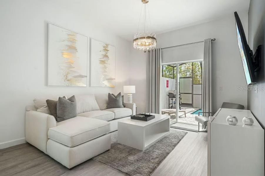 Furnished interior view inside a new home in , Davenport (Image 5). Furnished interior view inside a new home in , Davenport (Image 5).