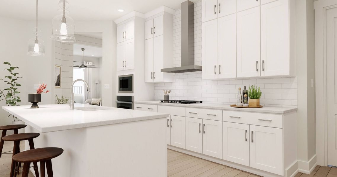 Artist Rendering - Laredo Kitchen View