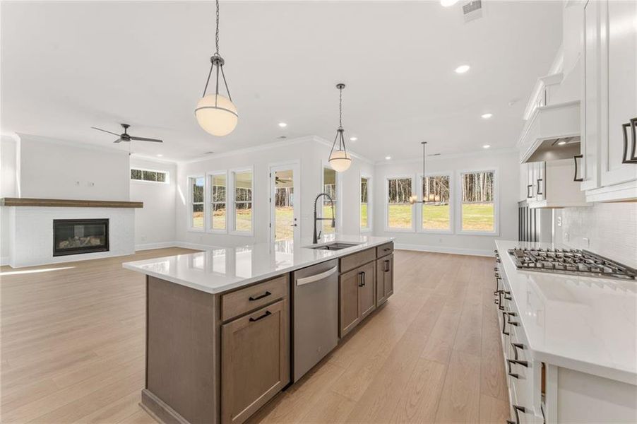 Furnished interior view inside a new home in The Reserve at Knollwood, Canton (Image 8).