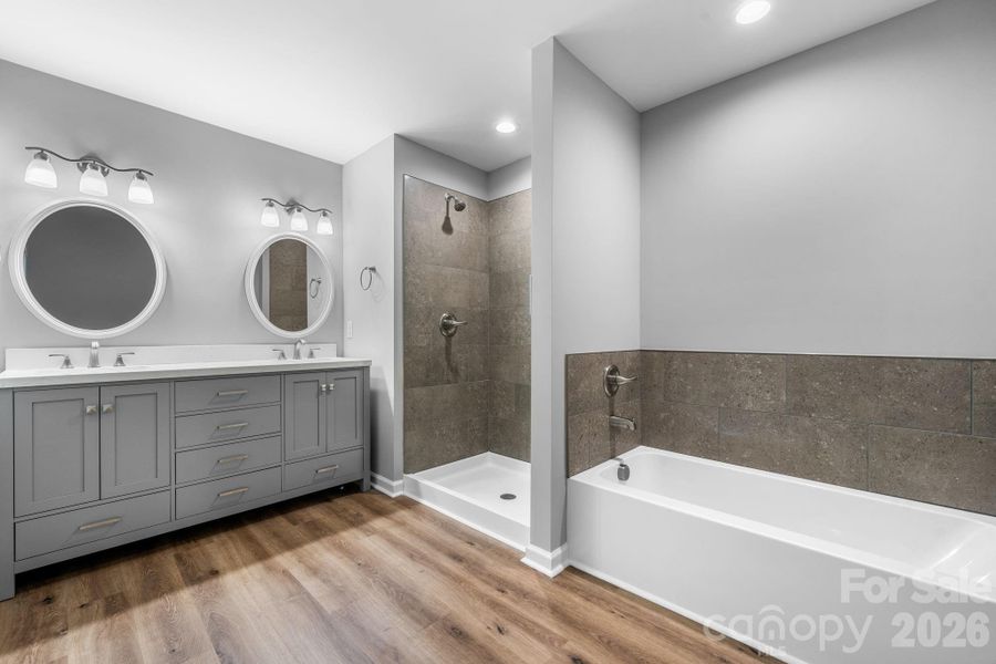 Furnished interior view inside a new home in , Morganton (Image 8).