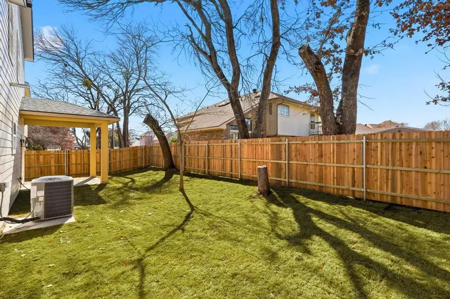 Exterior details and patio area of a home in , Lewisville (Image 2). Exterior details and patio area of a home in , Lewisville (Image 2).