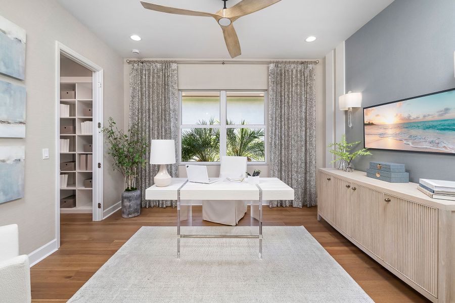 Representative furnished interior of a home built from the Horizon by GL Homes in Valencia Sky (55+), Naples (Image 11).