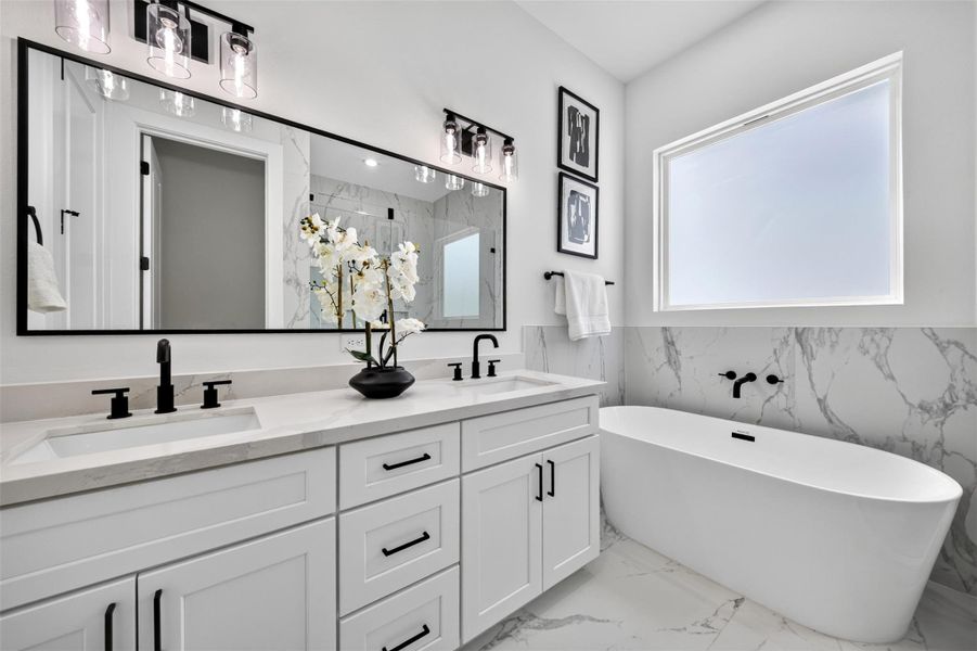 Furnished interior view inside a new home in , Houston (Image 27).