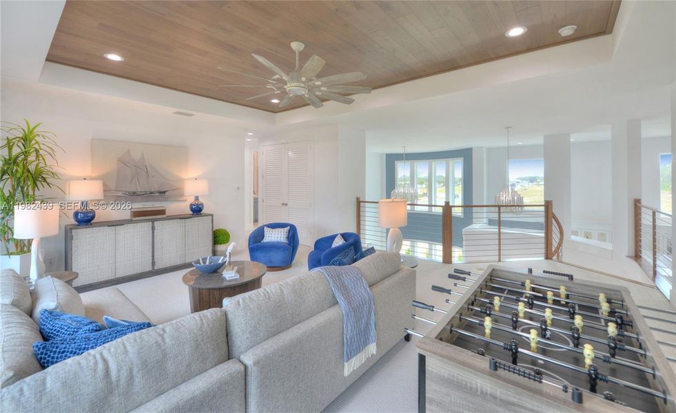 Furnished interior view inside a new home in Veranda Bay, Flagler Beach (Image 18).