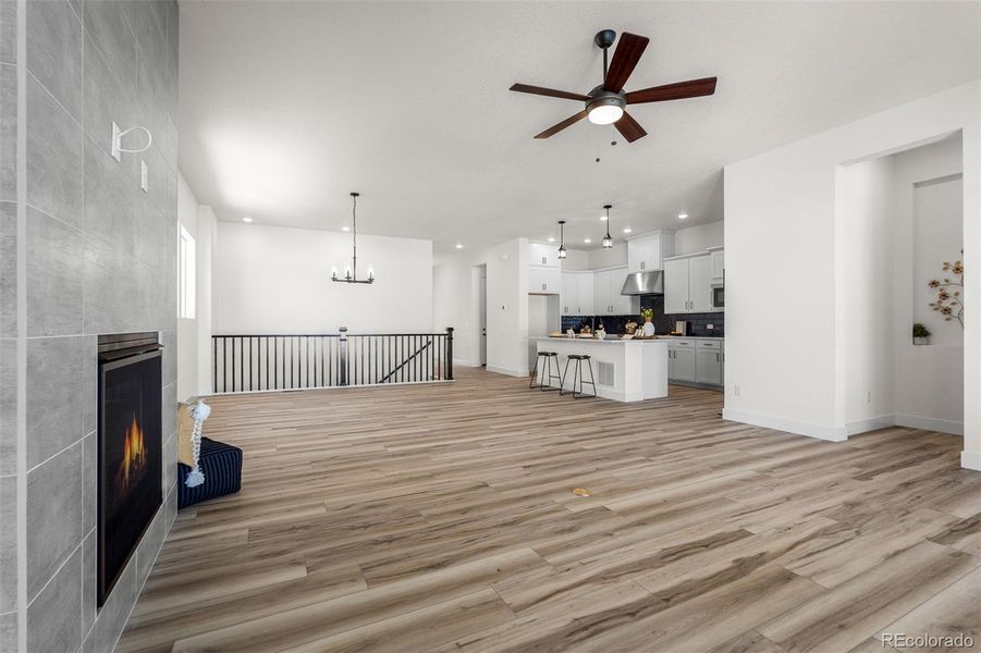 Spacious, unfurnished interior of a new home in Wolf Ranch - Enclave Collection, Colorado Springs (Image 21).