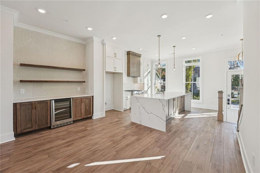 Spacious, unfurnished interior of a new home in Towns on Thompson, Alpharetta (Image 35).