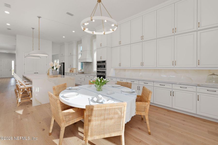 Furnished interior view inside a new home in Nocatee, Ponte Vedra (Image 19). Furnished interior view inside a new home in Nocatee, Ponte Vedra (Image 19).