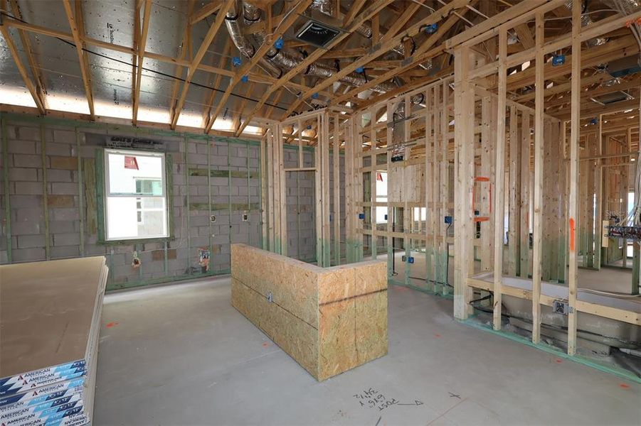 In-progress construction of a new home in Lake Star at Ovation, Winter Garden, FL (Image 19). In-progress construction of a new home in Lake Star at Ovation, Winter Garden, FL (Image 19).