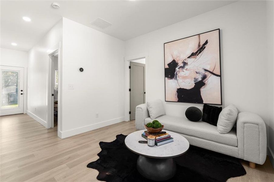 Furnished interior view inside a new home in , Atlanta (Image 7). Furnished interior view inside a new home in , Atlanta (Image 7).