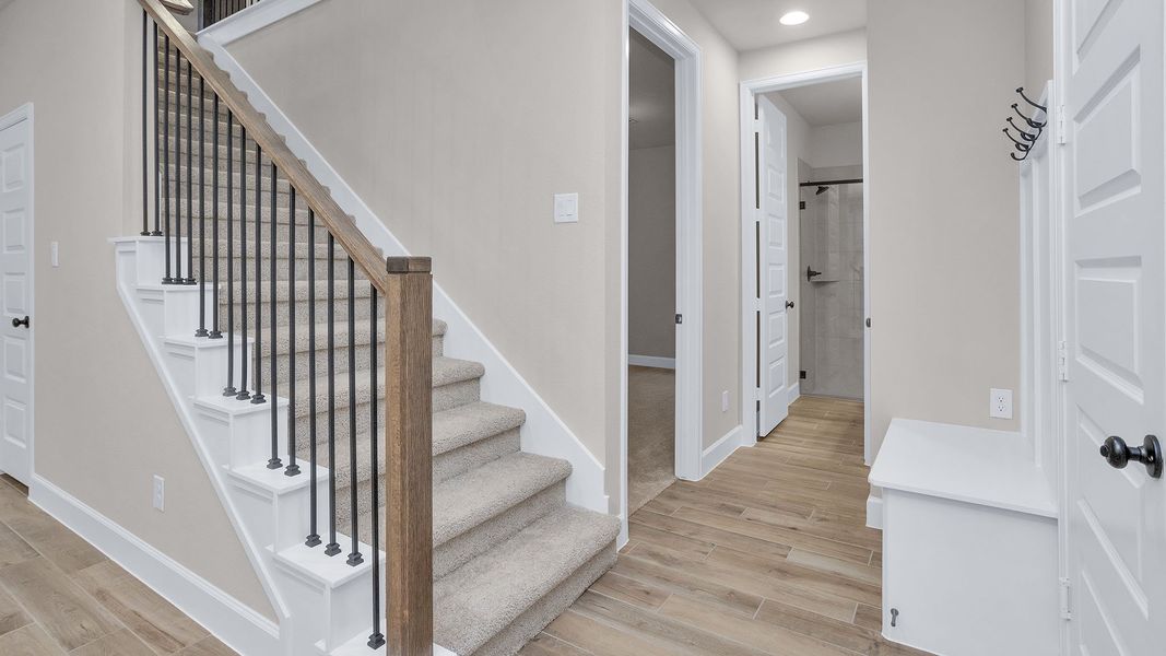 Spacious, unfurnished interior of a new home in Grand Central Park, Conroe (Image 12).
