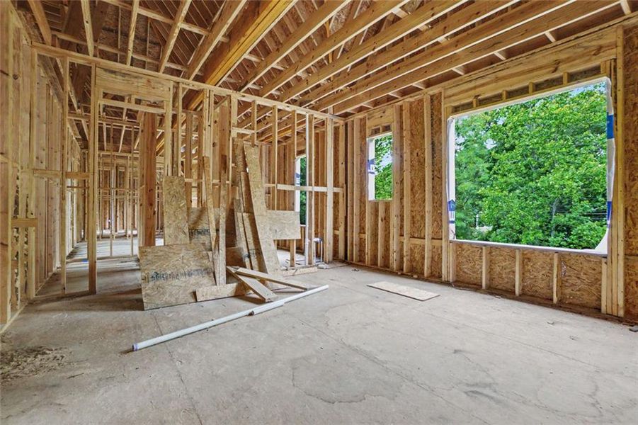 In-progress construction of a new home in , Sandy Springs, GA (Image 13).